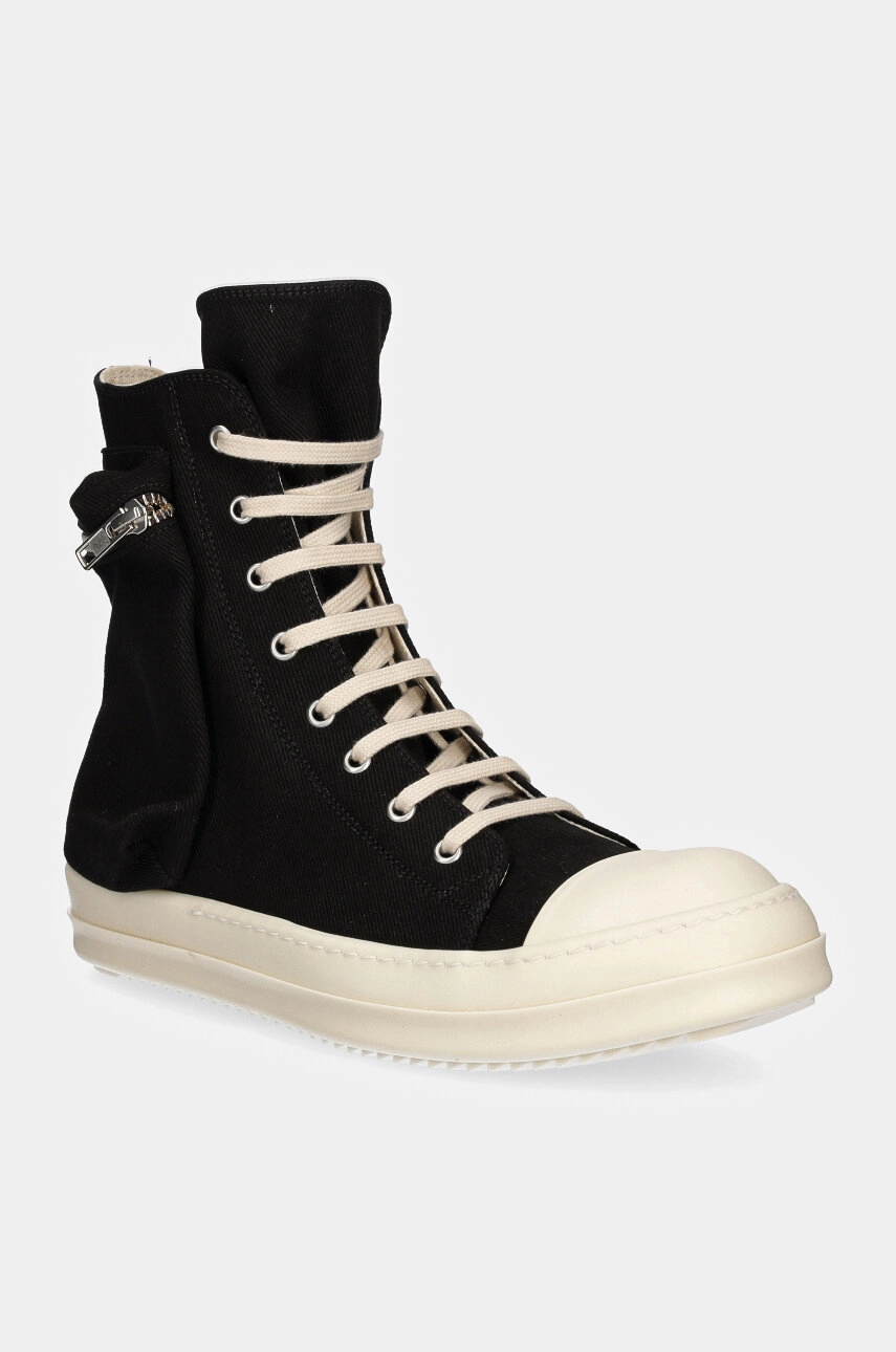 Wysokie sneakersy Rick Owens o wydłużonej cholewce