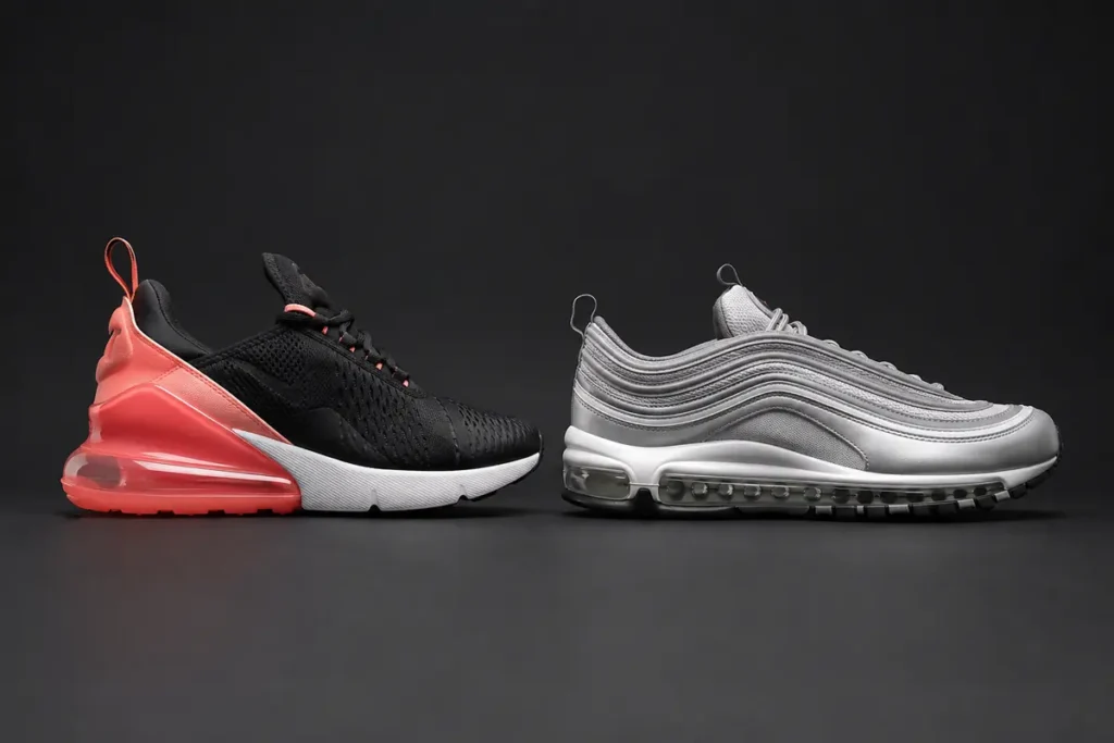 Nike Air Max 270 vs Air Max 97 – amortyzacja i codzienny komfort