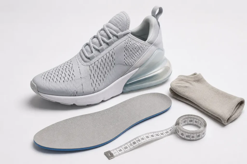 Nike Air Max 270 – rozmiarówka damska, szerokość i wysokie podbicie