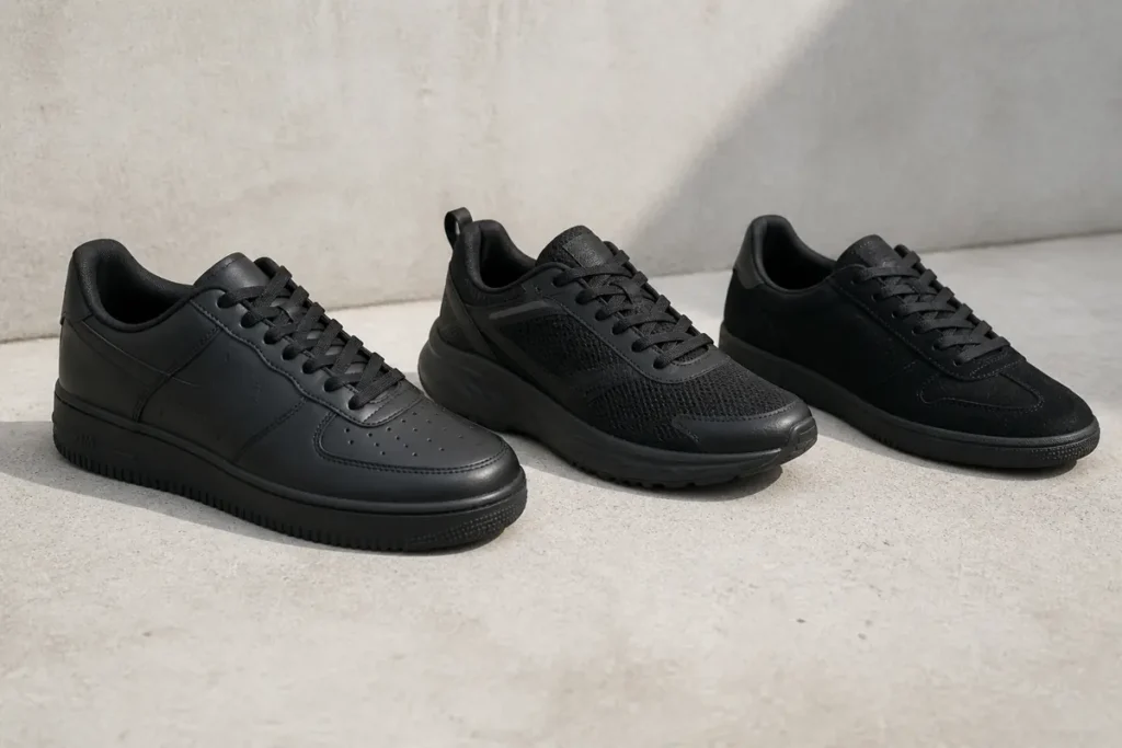 Czarne sneakersy damskie – modele, materiały i stylizacje
