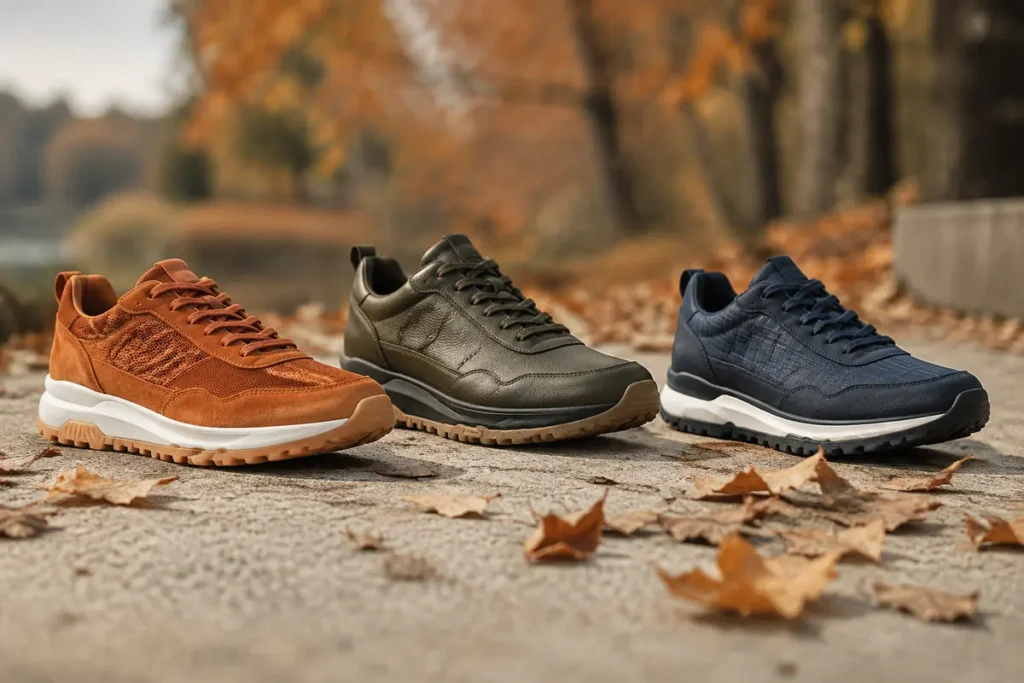 Sneakersy damskie na jesień – materiały, podeszwa i styl