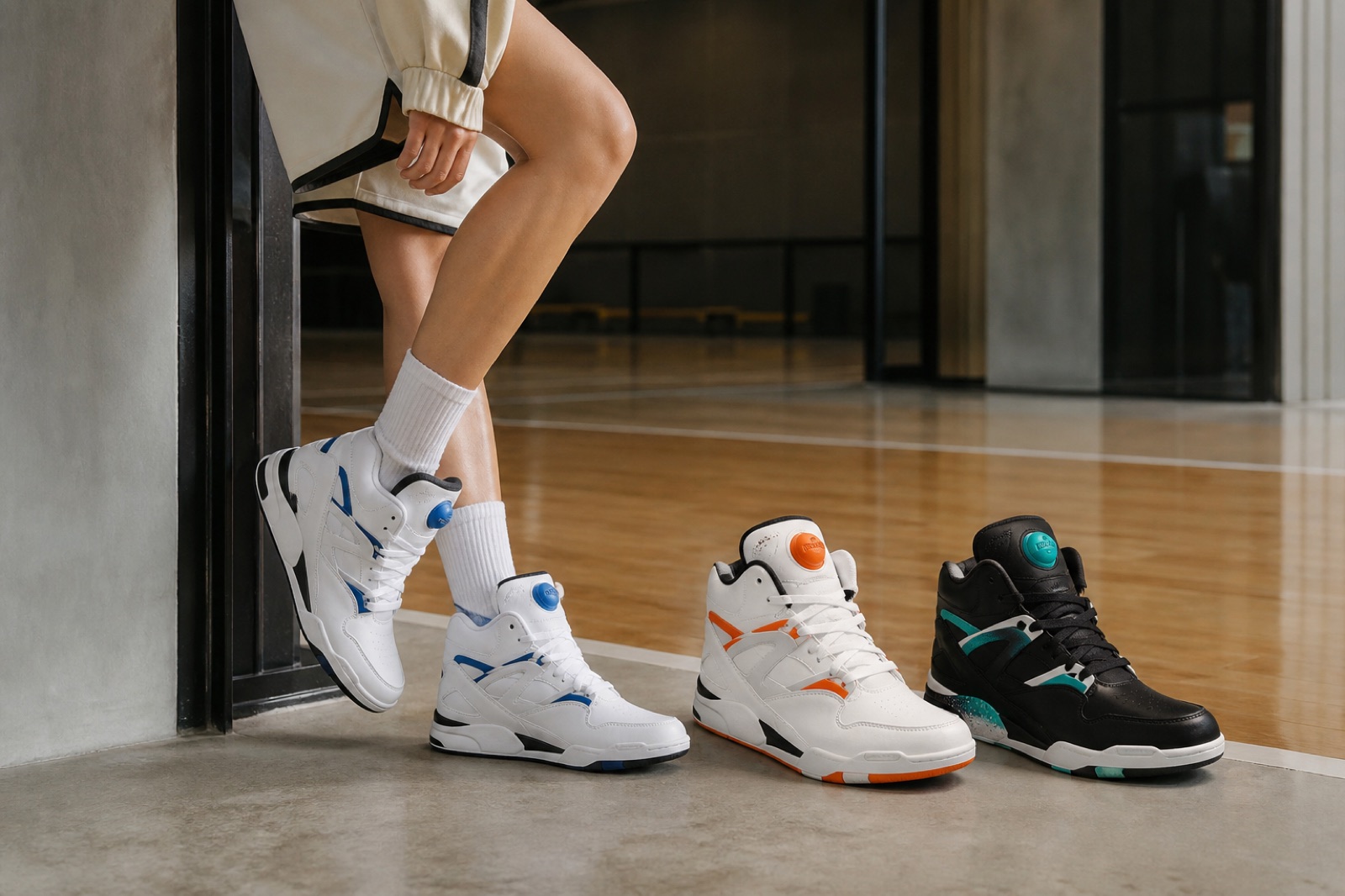 Stylizacje z Reebok Pump Omni Zone i Instapump Fury w różnych kolorach